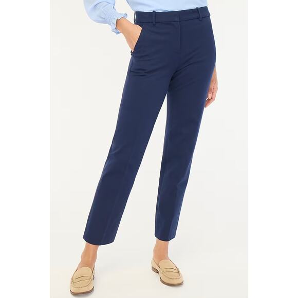 J Crew Factory | NWT | Kallie straight-leg pant in Navy | Sz 14 - Picture 1 of 10